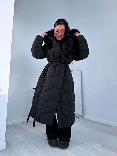 Lielizmēra virsjaka "SOFT HALO" 8241 - MELNA