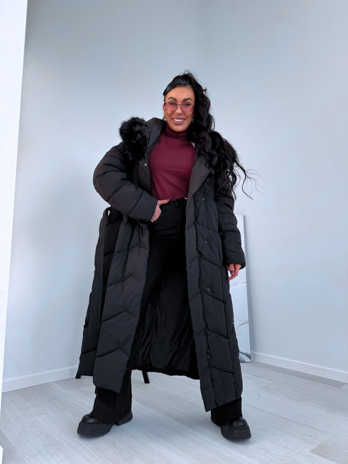 Lielizmēra virsjaka "SOFT HALO" 8241 - MELNA