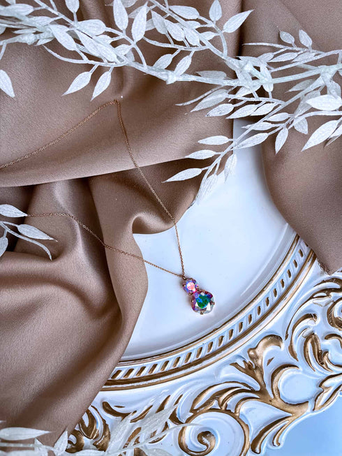 Swarovski komplekts "Dubultais rombveida prieks"