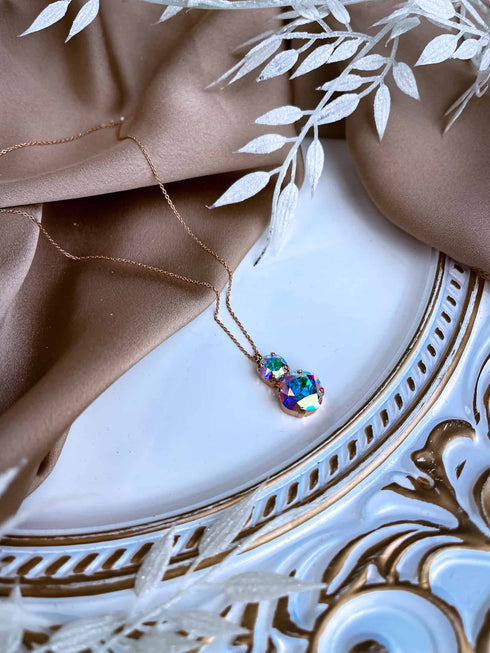 Swarovski komplekts "Dubultais rombveida prieks"