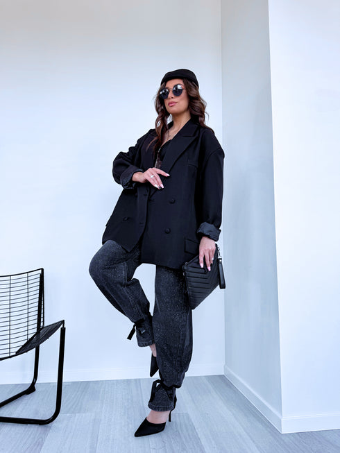 Blazer "FRUITY V13172" - BLACK