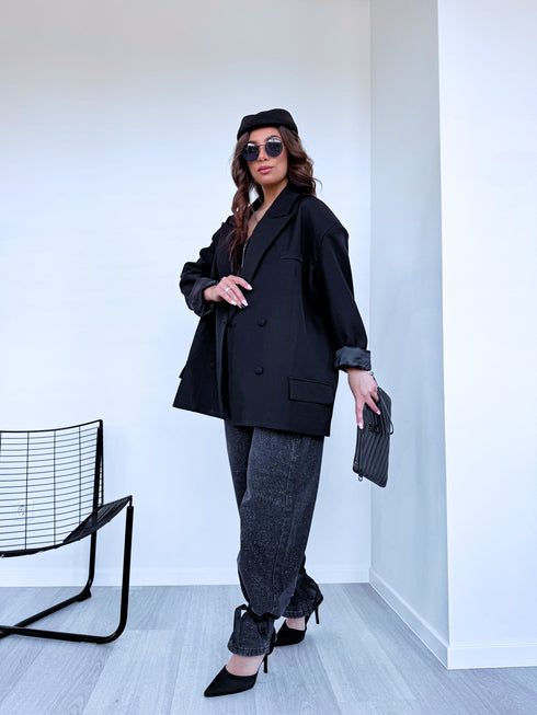 Blazer "FRUITY V13172" - BLACK