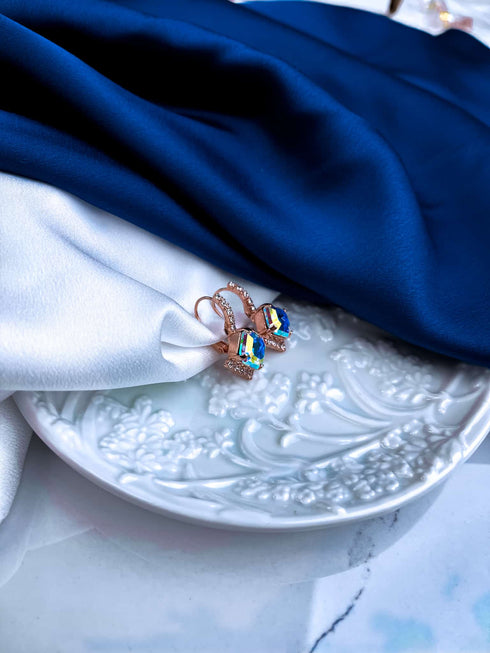 Auskari "Rombiņa kristālu mala"