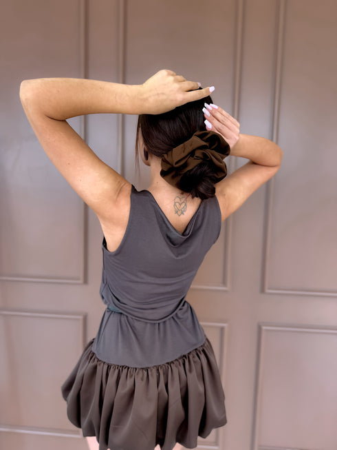 Atlasa plaukų gumytė - CHOCO