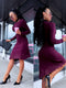 Asimetriska kleita "NOT TODAY" 5475 - BORDO