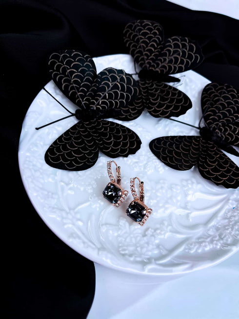 Auskari "Rombiņa kristālu mala"