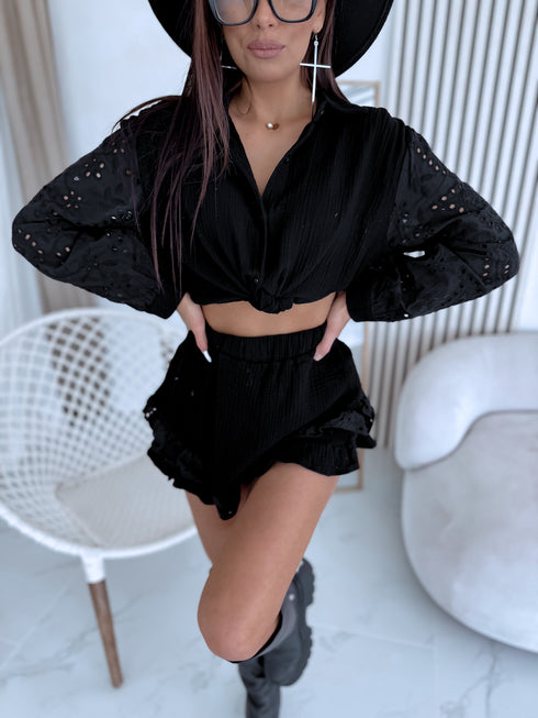 "SUMMER TREND" комплект из хлопка - ЧЕРНЫЙ