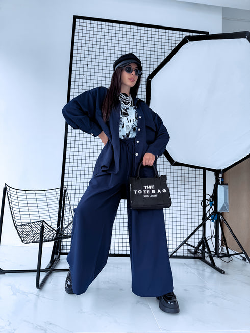 ELYNDI shirt "PLOMBIR V6012" - DARK BLUE