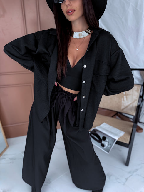 ELYNDI shirt "PLOMBIR V6012" - BLACK