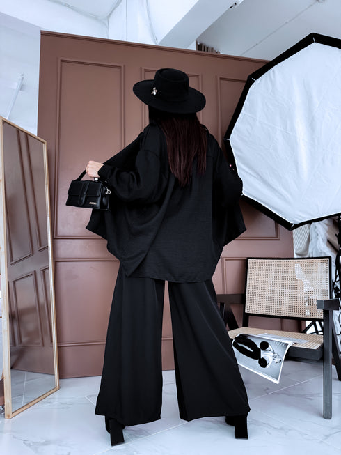 ELYNDI shirt "PLOMBIR V6012" - BLACK