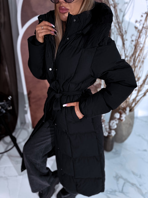 "ICEBERG" FC7617 длинная куртка - ЧЁРНАЯ ПРЕДЗАКАЗ