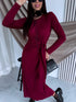 Платье "GREECE 24223" - БОРДОВОЕ
