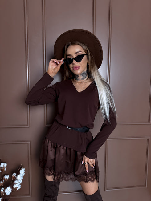 Dress "ICESTORM 55822" - choco