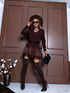 Dress "ICESTORM 55822" - choco