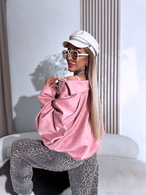 "MANAGE 32371" zamšveidīga virsjaka - veci rozā