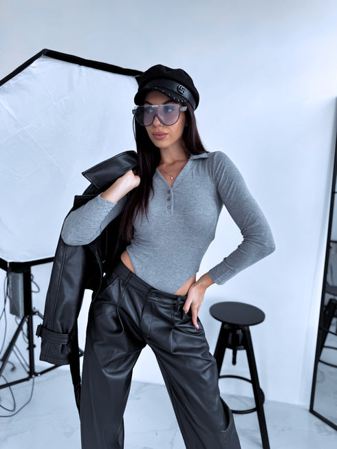 Bodysuit "AMBER FALL" RT118 – Grey