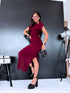 BORDO kleita ar savilkumiem "SOLO DANCE" LS104