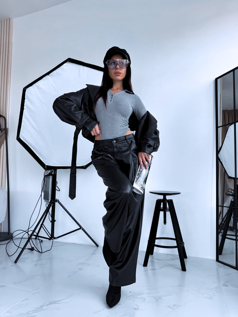 Bodysuit "AMBER FALL" RT118 – Grey