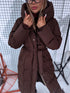 "ICEBERG" FC7617 long coat - CHOCO