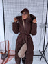 "ICEBERG" FC7617 long coat - CHOCO