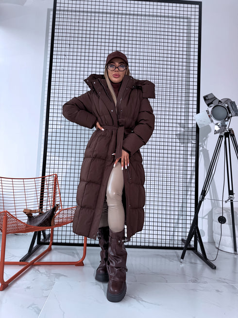 "ICEBERG" FC7617 long coat - CHOCO