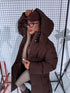 "ICEBERG" FC7617 long coat - CHOCO