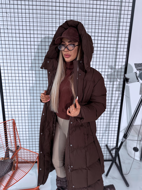 "ICEBERG" FC7617 long coat - CHOCO