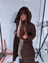 "ICEBERG" FC7617 long coat - CHOCO