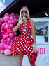 Red dress "FLIRT IN DOT" 1367