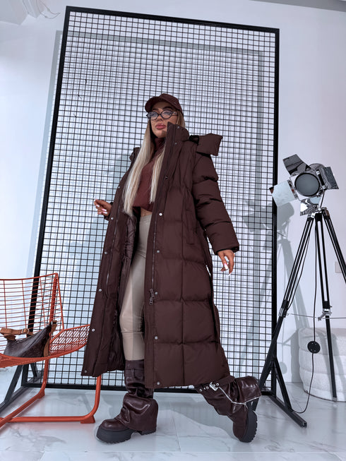 "ICEBERG" FC7617 long coat - CHOCO