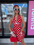 Red dress "FLIRT IN DOT" 1367
