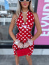 Red dress "FLIRT IN DOT" 1367