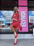 Red dress "FLIRT IN DOT" 1367