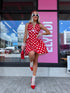 Red dress "FLIRT IN DOT" 1367