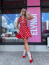 Red dress "FLIRT IN DOT" 1367