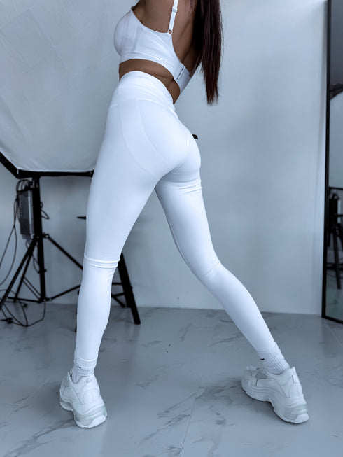 KORIĢĒJOŠI legingi "BLACK GOLD" - BALTI