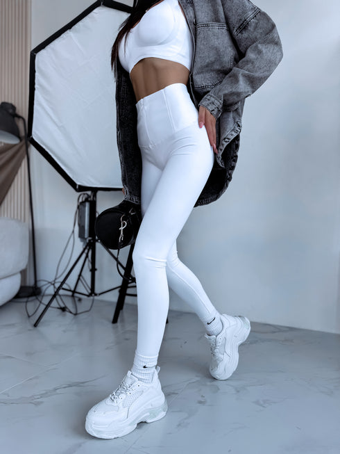 KORIĢĒJOŠI legingi "BLACK GOLD" - BALTI