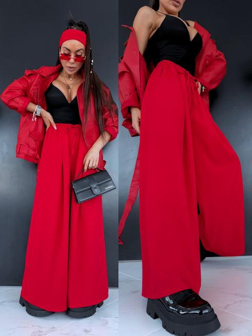 Pants "Excuse Me V58" - Red