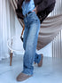 DARK BLUE denim pants "VITAMIN" T6270