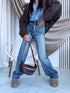 DARK BLUE denim pants "VITAMIN" T6270