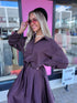 Blouse "FINAL" PF313 - EGGPLANT PURPLE