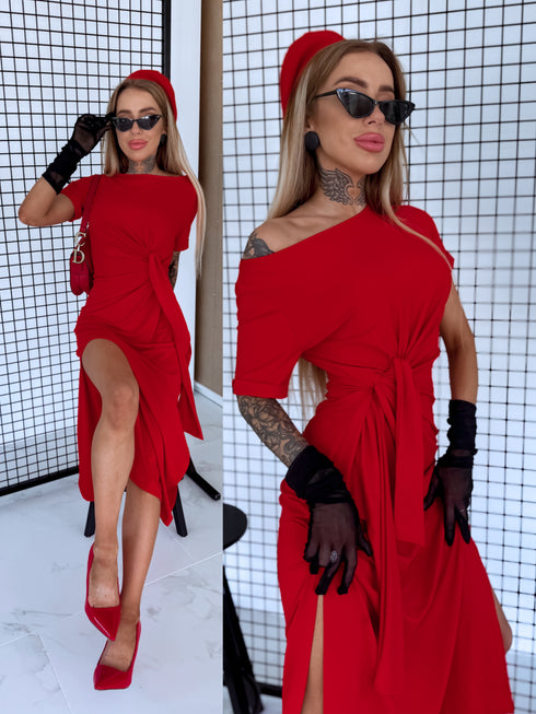 Dress "GENIUS VD1745" - RED