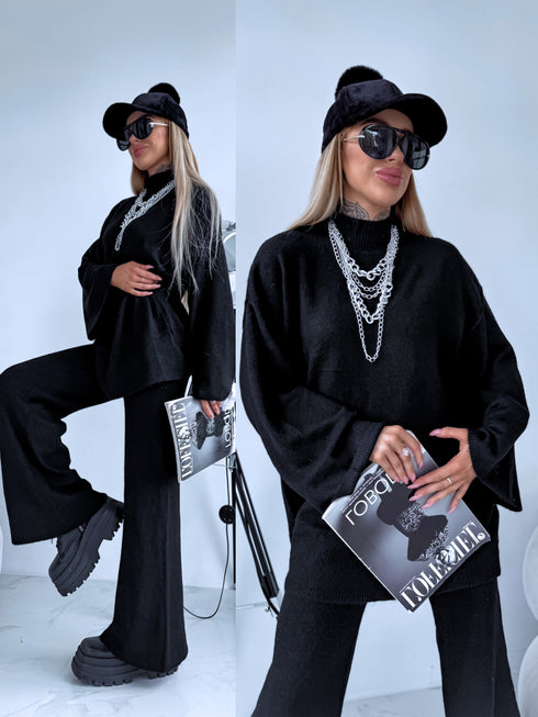 Set "WOOL DREAM" HA86 - BLACK