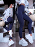 Deceptive leggings with wires 3286 - DARK BLUE