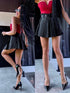 Šortsvārki "CITY FLIRT" W49888 + josta - MELNI