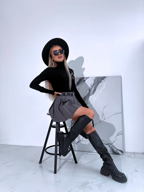 Bītlene ar spiedpogām "CHANCE W2411" - MELNA