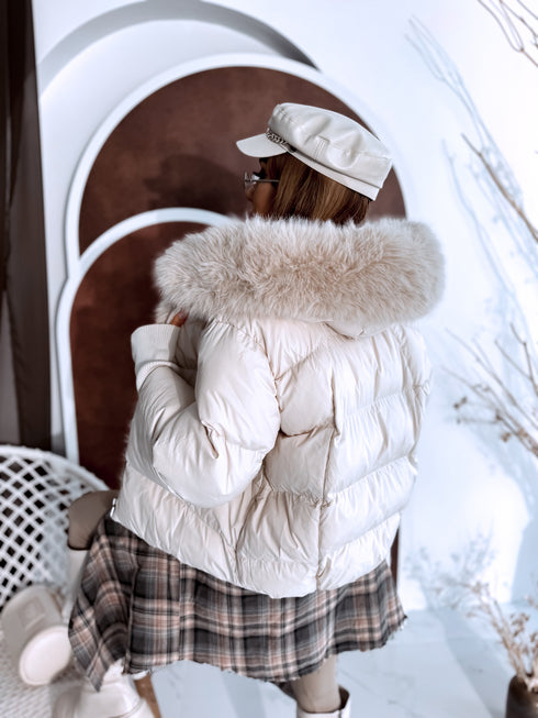 Куртка "IMPORTANT" FC7629 - СВЕТЛО-БЕЖЕВАЯ