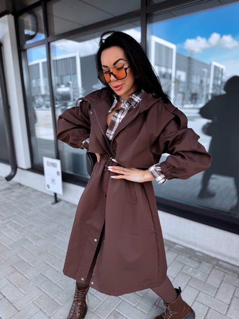 Mētelis "MOUNTAIN GIRL NA3059" - CHOCO