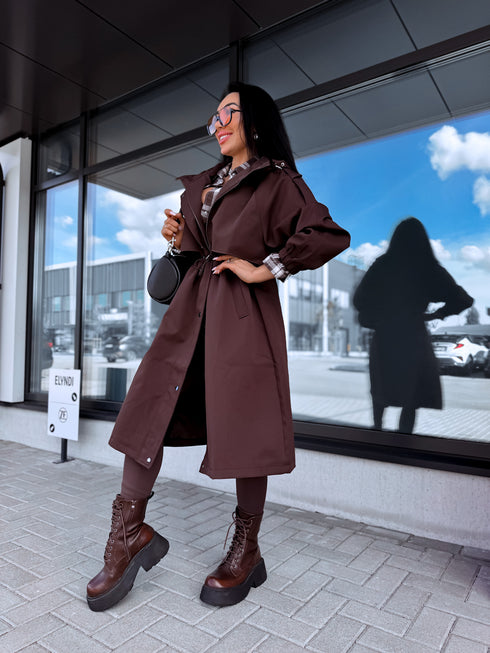 Mētelis "MOUNTAIN GIRL NA3059" - CHOCO