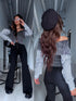 Knitted jacket "PRICELESS 7650" - GREY
